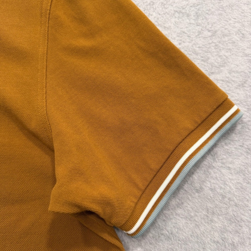 Fred Perry Shirt Mens 2XL Tan Short Sleeve Polo XXL - Picture 3 of 9